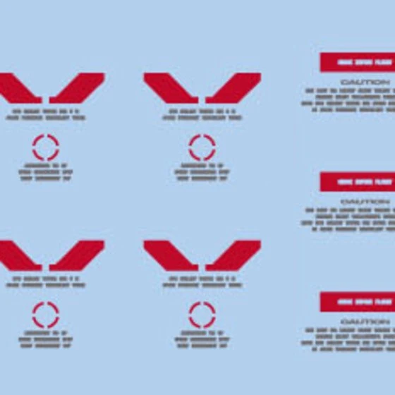 (Reissue) BANDAI DOUBLE FIN FUNNEL Expansion Unit For (MG 1/100 RX-93 V Nu Ver Kai Gundam) 13 (Reissue) BANDAI DOUBLE FIN FUNNEL Expansion Unit For (MG 1/100 RX-93 V Nu Ver Kai Gundam) - Image 12