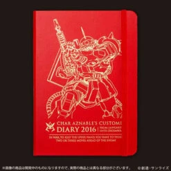 Mobile Suit Gundam Char Aznable's Custom NoteBook 2016 By BANDAI Premium