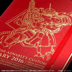 Mobile Suit Gundam Char Aznable's Custom NoteBook 2016 By BANDAI Premium -Kurama Toys Store 1000098966 3 55418.1438680164