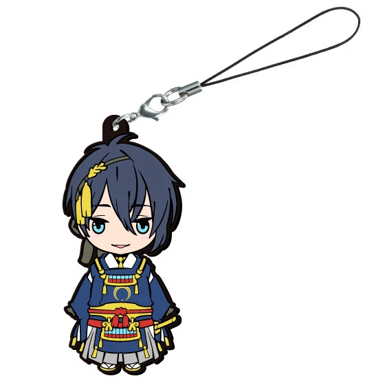 Bandai Touken Ranbu ONLINE Potedan! Rubber Mascot Strap 6 Of SET 4 Bandai Touken Ranbu ONLINE Potedan! Rubber Mascot Strap 6 Of SET - Image 2