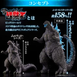 Bandai Kaiju-Oh Series Godzilla (2023) Heat Ray Radiation Color Ver. PVC Figure
