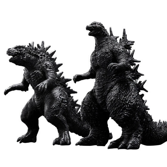 Bandai Movie Monster Series Godzilla (2023) & Wu Erluo (2023) Minus Color Ver. 3 Bandai Movie Monster Series Godzilla (2023) & Wu Erluo (2023) Minus Color Ver.