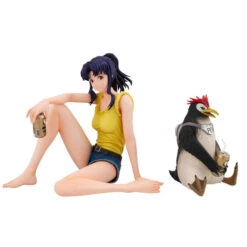 MegaHouse GALS Series Rebuild Of Evangelion Misato Katsuragi & Pen Pen Ver.2 Complete Figure