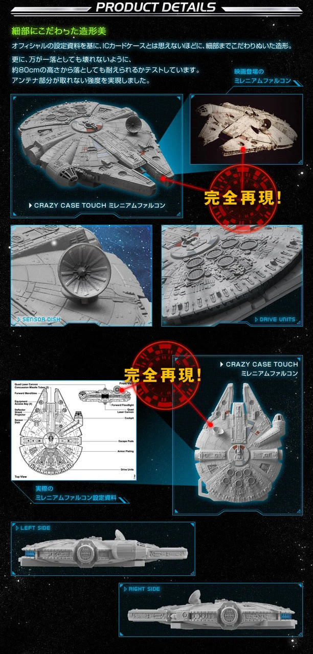 Bandai CRAZY CASE TOUCH MILLENNIUM FALCON 17 Bandai CRAZY CASE TOUCH MILLENNIUM FALCON - Image 15