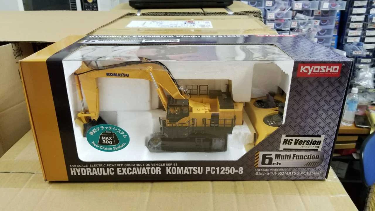 Kyosho Hydraulic Excavator KOMATSU PC1250-8 (HG) ( JUN 2018 )