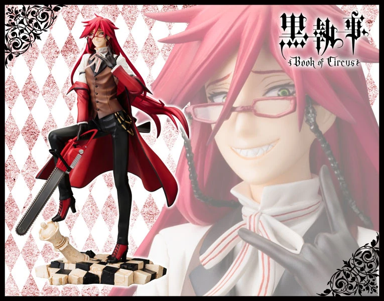 KOTOBUKIYA ARTFX J Grelle Sutcliff Black Butler Book Of Circus 1/8 3 KOTOBUKIYA ARTFX J Grelle Sutcliff Black Butler Book Of Circus 1/8