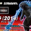 BANDAI S.H.MonsterArts Godzilla 2014 Spit Fire Ver -Kurama Toys Store bnr SHM Godzilla2014 SFV B01 fix 68331.1424857788